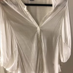 Free People white button down